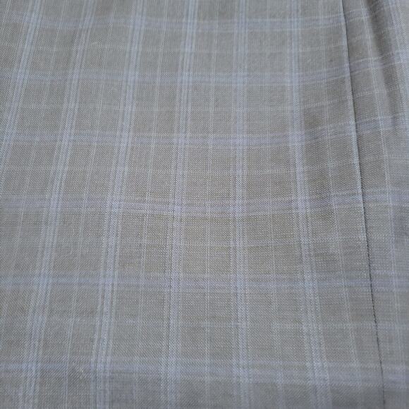 Original Penguin Navy Blue Plaid Window Pane Suit Blazer 2 Button Wool Blend 38R - Picture 7 of 7